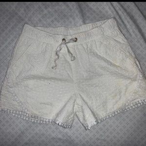 cat&jack white pattern kid shorts